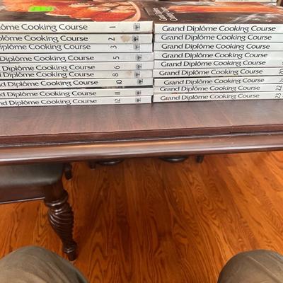 Sale Photo Thumbnail #86: Hardcover run missing Volumes 4, 7, 9, 17, 18, and 24. Present: 1–3, 5–6, 8, 10–16, 19–23. Typical Weathervane/Le Cordon Bleu series with color photos and step-by-steps. Light spine wear; overall good.