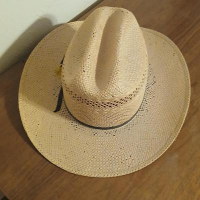 Resistol Straw Cowboy hat - 71/4 W5767 Cattlemen