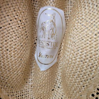 Resistol Straw Cowboy hat - 71/4 W5767 Cattlemen