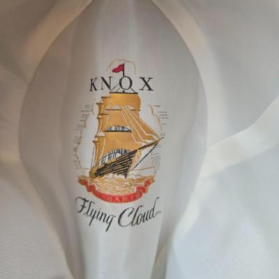 Vintage Knox New York Black Felt Fedora Hat Size 7 1/8 With Original Box