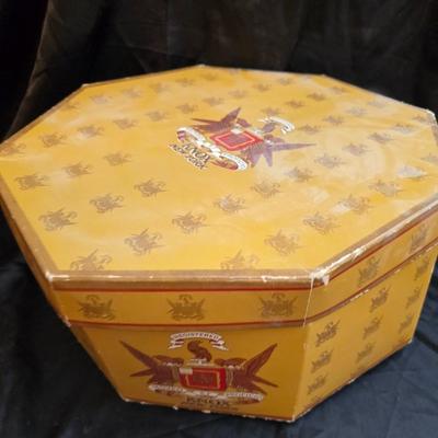 Vintage Knox New York Black Felt Fedora Hat Size 7 1/8 With Original Box