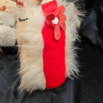 Vintage plush animals including Rushton - Daisy Belle Cow, with Rubber Face and Udders, 1975 Dakin Elbert the Bighorn sheep, Black &...