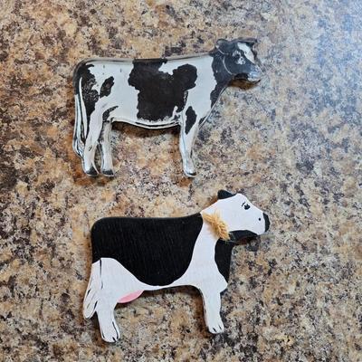 Holstien cow cattle collectibles - Kitchen themed Cow Decor!
