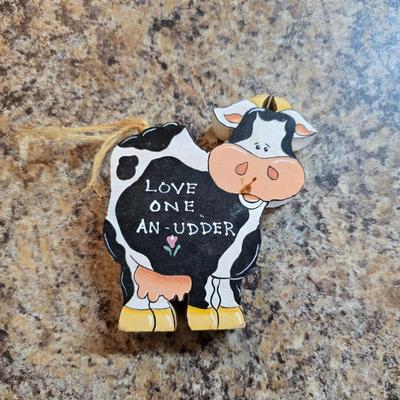 Holstien cow cattle collectibles - Kitchen themed Cow Decor!