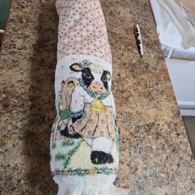 Holstien cow cattle collectibles - Kitchen themed Cow Decor!