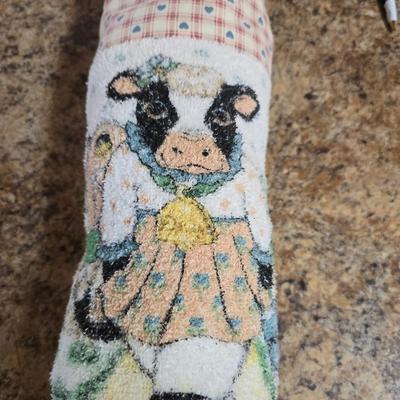 Holstien cow cattle collectibles - Kitchen themed Cow Decor!
