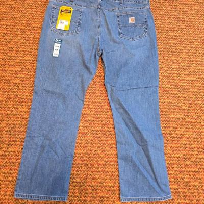 Brand new with tags! Carhartt Rugged Flex Relaxed Fit 5-Pocket Jeans in a light blue wash, size 42x30.