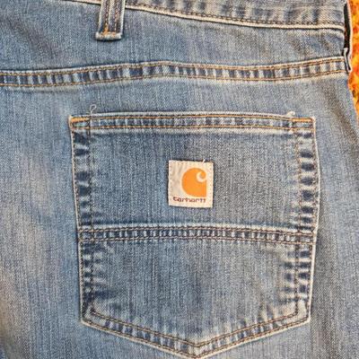 Brand new with tags! Carhartt Rugged Flex Relaxed Fit 5-Pocket Jeans in a light blue wash, size 42x30.