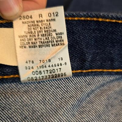 Two pairs of like new without tags Levis Jeans size 36 x 30 Red leather tag Levi's 517 bootcut jeans & Brown leather tag classic...