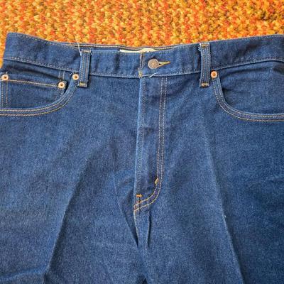 Two pairs of like new without tags Levis Jeans size 36 x 30 Red leather tag Levi's 517 bootcut jeans & Brown leather tag classic...