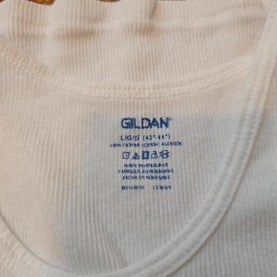 New pack of white Stafford Size Large t-shirts and a bunch of white socks - Some are new all are in excellent condition!