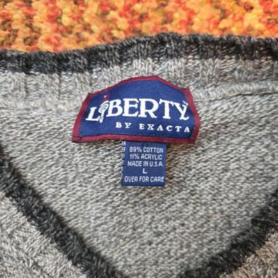 Selection of men's seaters size Large