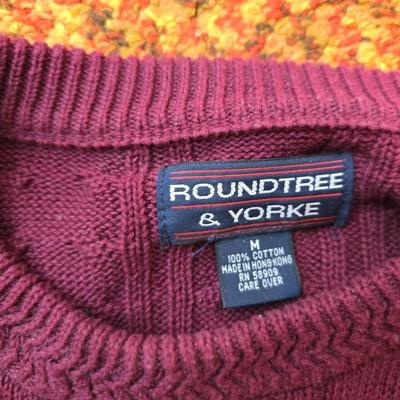 Selection of men's seaters size Large