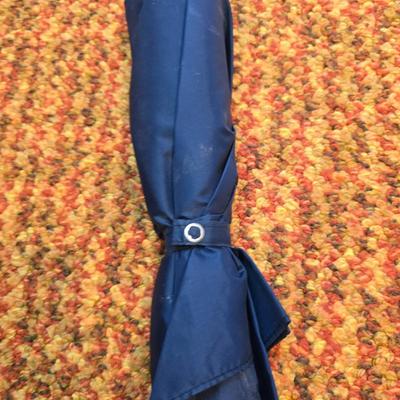 Three pairs of Men's Gloves, two neck Scarves an umbrella