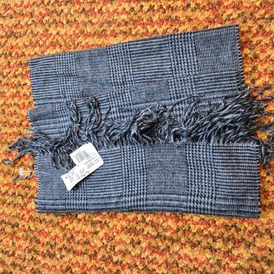 Three pairs of Men's Gloves, two neck Scarves an umbrella