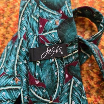 Collection of Men's neckties - Stafford - Wembley - Liberty & more with tie hanger