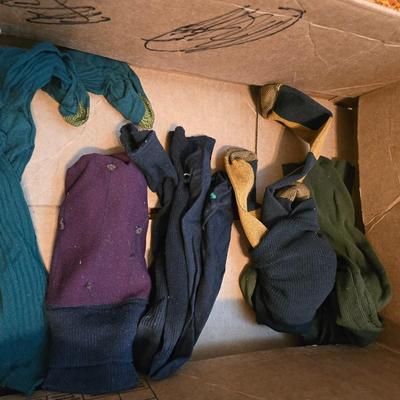 Men's socks - New and like new with a collection of Handkerchiefs