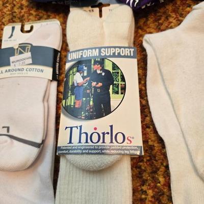 Men's socks - New and like new with a collection of Handkerchiefs