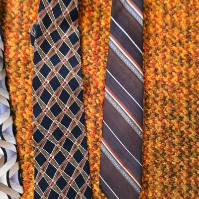 Collection of Men's neckties - Daybrooke - Danielli - Gant - Otis Bros and more with a hanger