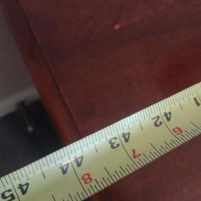 Vintage Mahogany Finish Blanket Chest Open Home Collection by Stanley