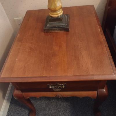 Broyhill Queen Anne Style Side Table Choice B