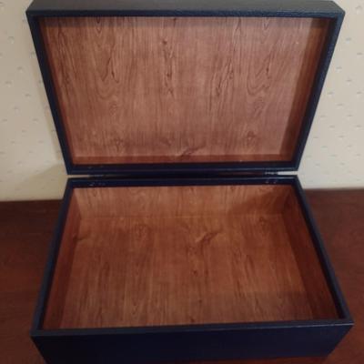 Large Keepsake Box with British Crown Crest Logo