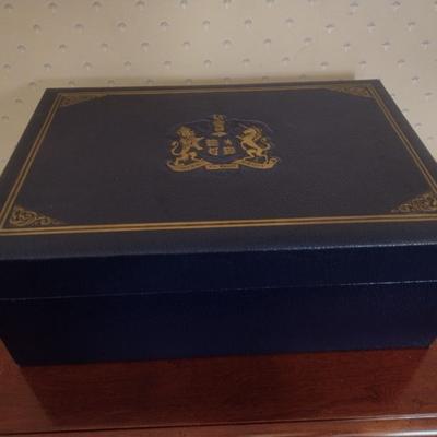 Large Keepsake Box with British Crown Crest Logo