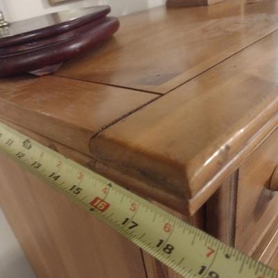 Pine Wood Wardrobe Dresser