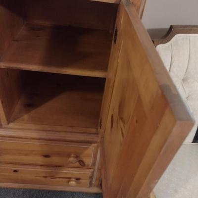 Pine Wood Wardrobe Dresser