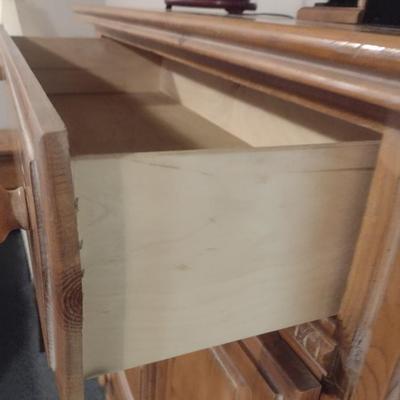 Pine Wood Wardrobe Dresser