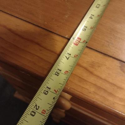 Pine Wood Stretch Dresser with Mirror (Lamps Excluded)