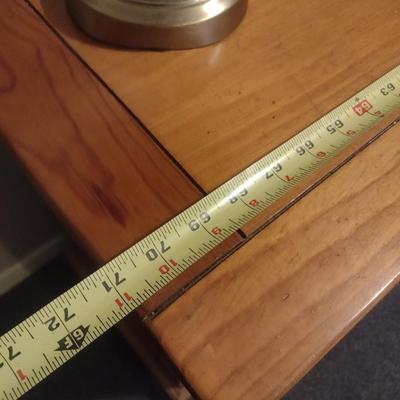 Pine Wood Stretch Dresser with Mirror (Lamps Excluded)