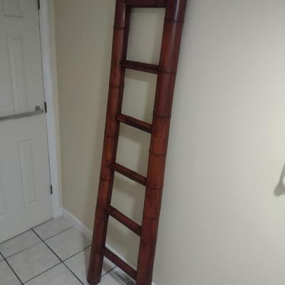 Bamboo Ladder Clothes or Towel Holder
