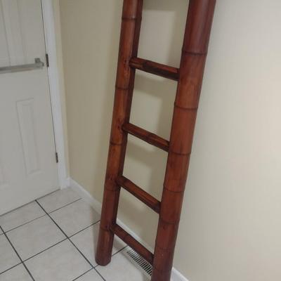 Bamboo Ladder Clothes or Towel Holder