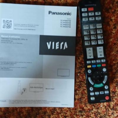 Working 55" Panasonic 3D Plasma HDTV Model TC-P55ST50