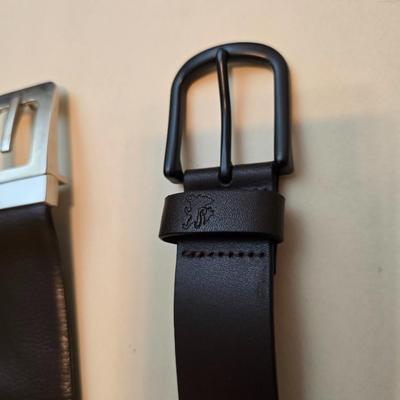 Collection of 5 Men's brown & black belts