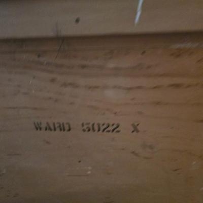 Mid-Century Modern style Ward six drawer dresser with mirror