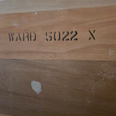 Mid-Century Modern style Ward six drawer dresser with mirror