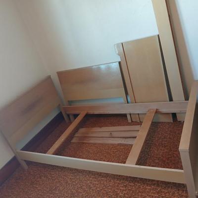 Two matching twin sized beds - Likely Ward furniture