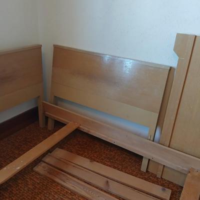 Two matching twin sized beds - Likely Ward furniture