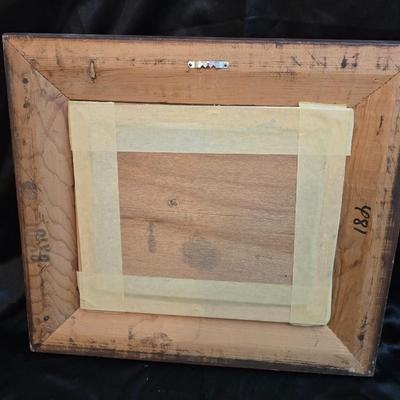 Original framed oil on canvas painting by an artist with the signature Whitlam