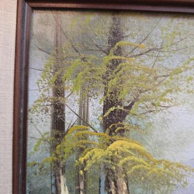 Original framed oil on canvas painting by an artist with the signature Whitlam