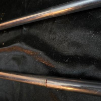 Vintage Martin Imperial trombone, manufactured in Elkhart, Indiana, USA. manufactured in 1960 with Olds 10 mouthpiece with music stand