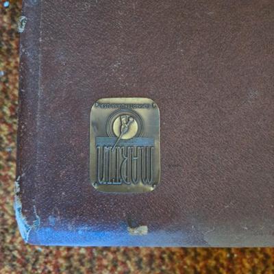 Vintage Martin Imperial trombone, manufactured in Elkhart, Indiana, USA. manufactured in 1960 with Olds 10 mouthpiece with music stand