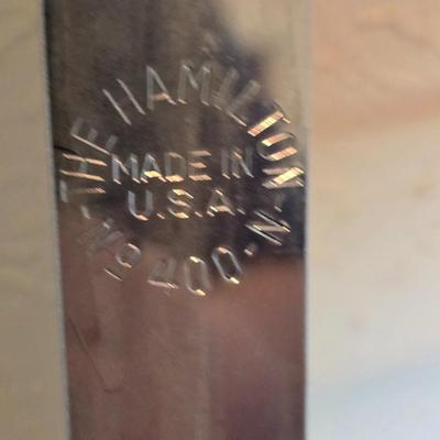 Vintage Martin Imperial trombone, manufactured in Elkhart, Indiana, USA. manufactured in 1960 with Olds 10 mouthpiece with music stand