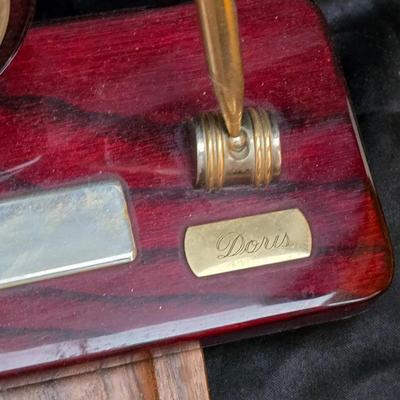 Home office goods and ink pen collection