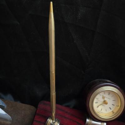 Home office goods and ink pen collection