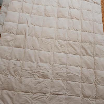 Three down filled throw blankets