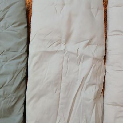 Three down filled throw blankets