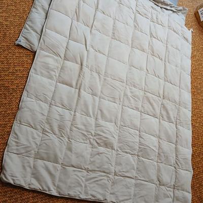 Three down filled throw blankets